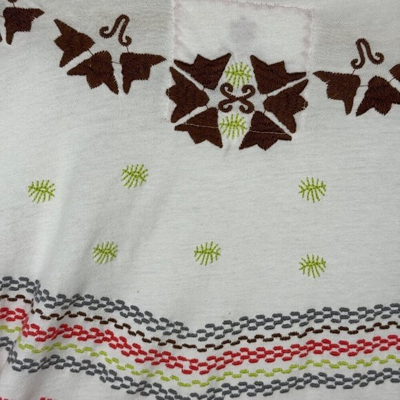 Johnny Was Open Front Cardigan XS Embroidery Southwestern Cotton Multicolor EUC - Picture 7 of 12